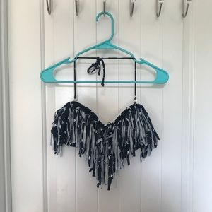 American flag swim top